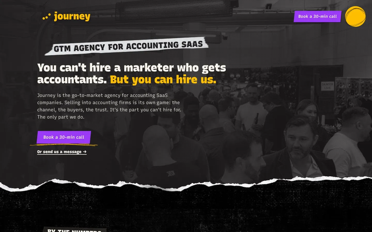 The Journey homepage.
